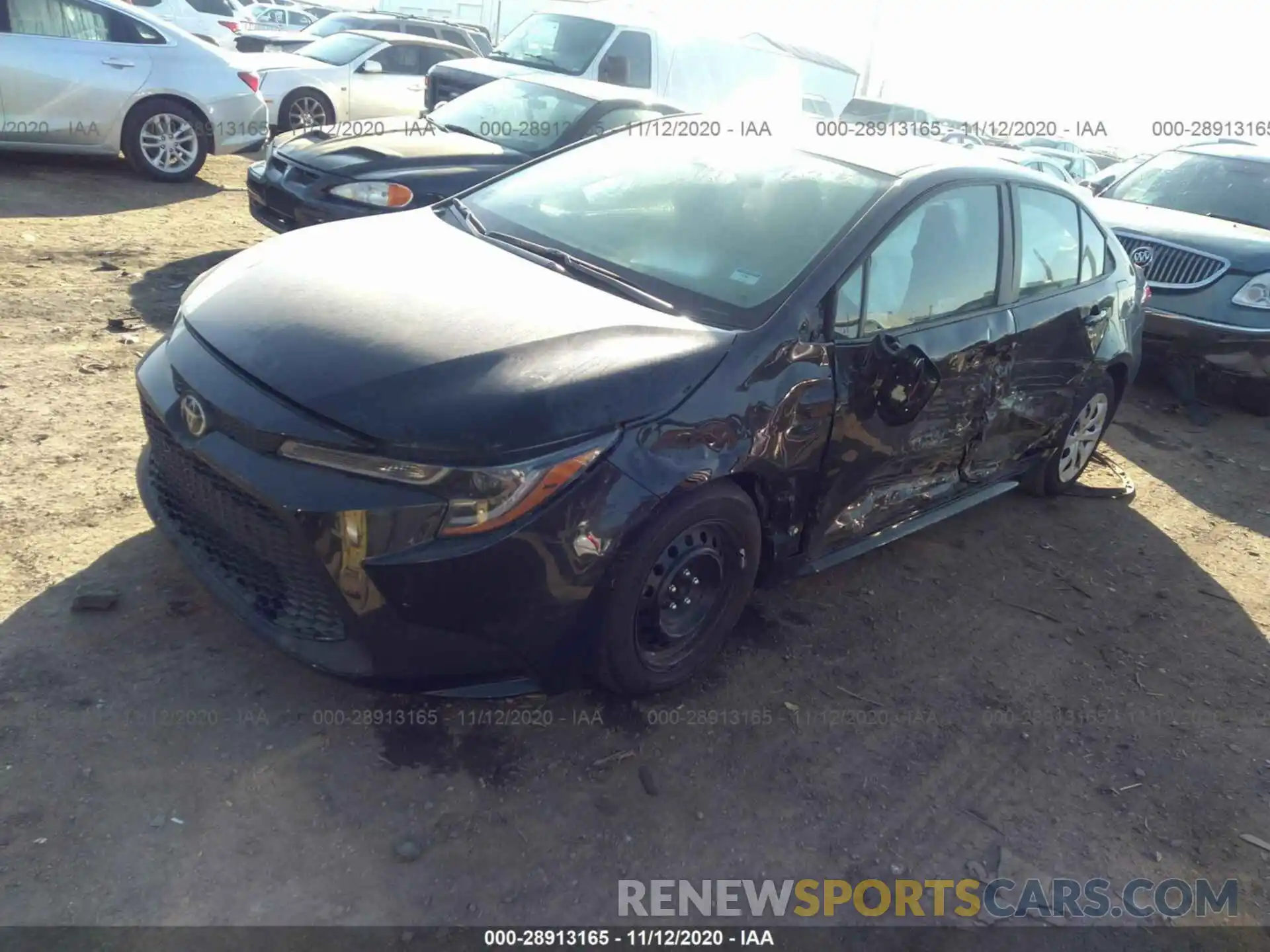 2 Photograph of a damaged car 5YFEPRAEXLP101475 TOYOTA COROLLA 2020