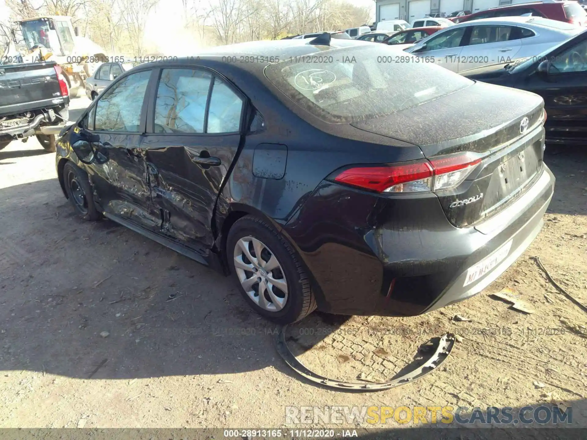 3 Photograph of a damaged car 5YFEPRAEXLP101475 TOYOTA COROLLA 2020