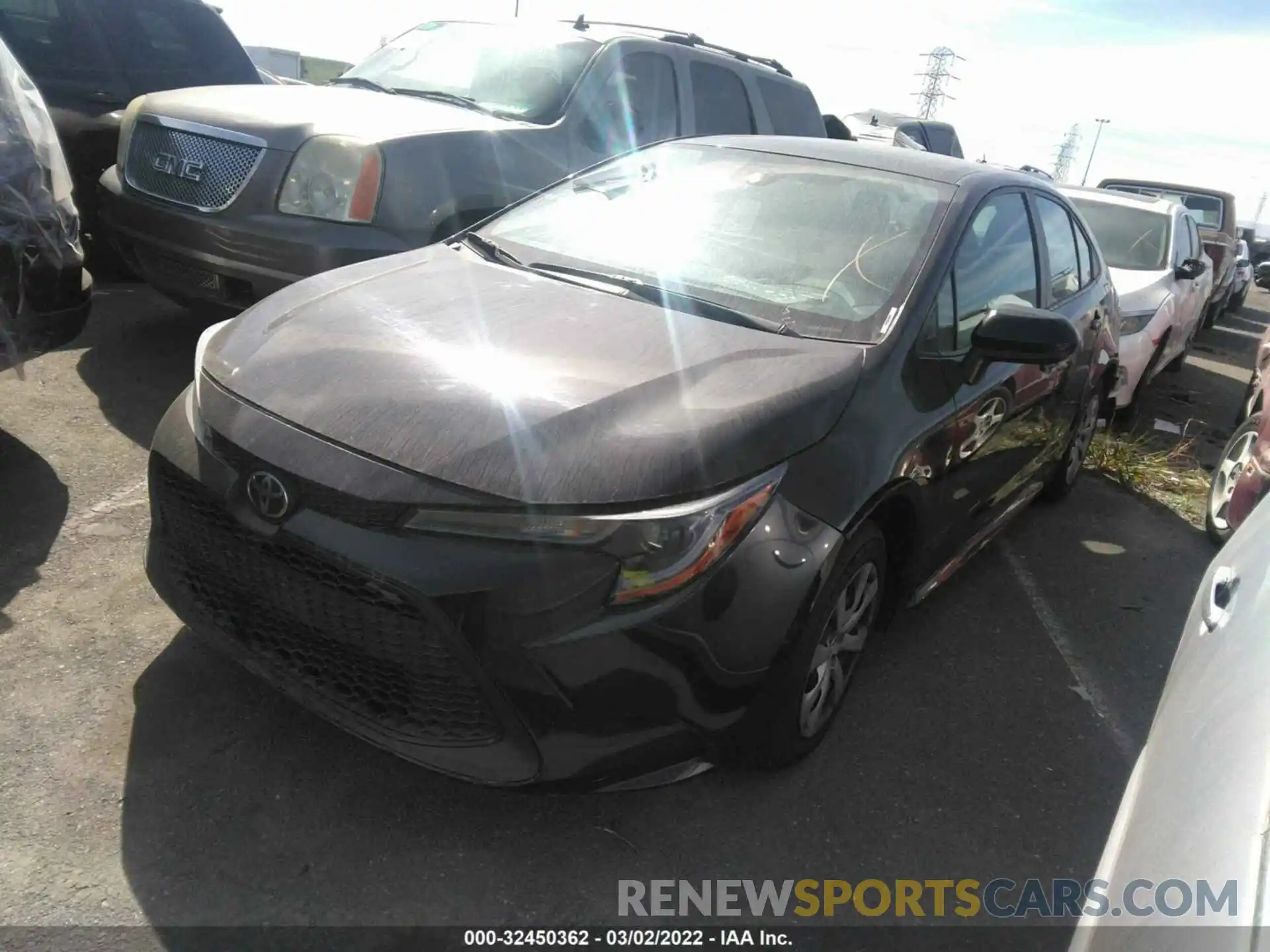 2 Photograph of a damaged car 5YFEPRAEXLP102044 TOYOTA COROLLA 2020