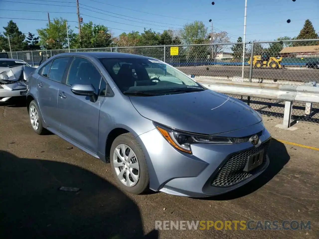 1 Photograph of a damaged car 5YFEPRAEXLP102321 TOYOTA COROLLA 2020