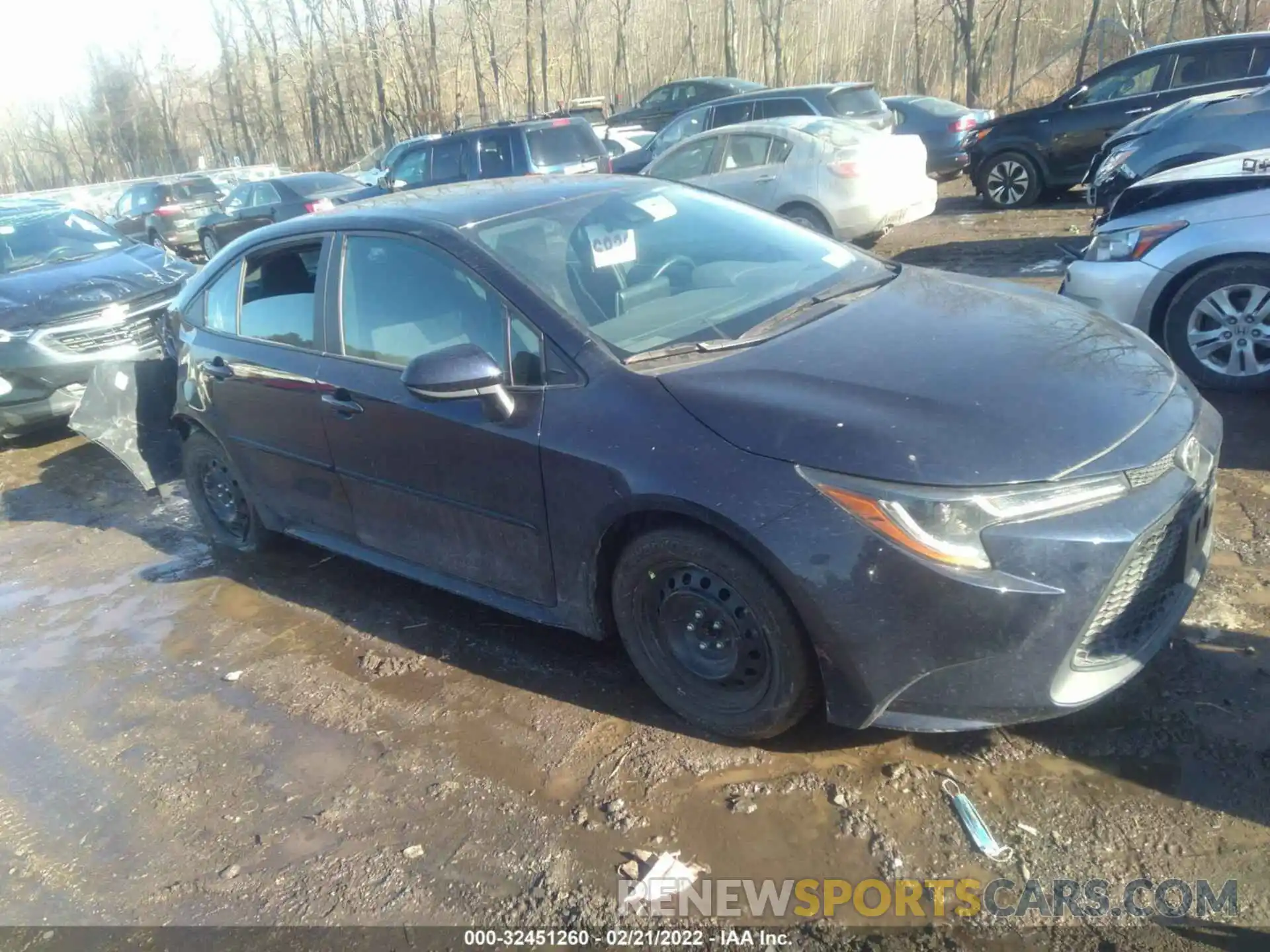 1 Photograph of a damaged car 5YFEPRAEXLP102870 TOYOTA COROLLA 2020