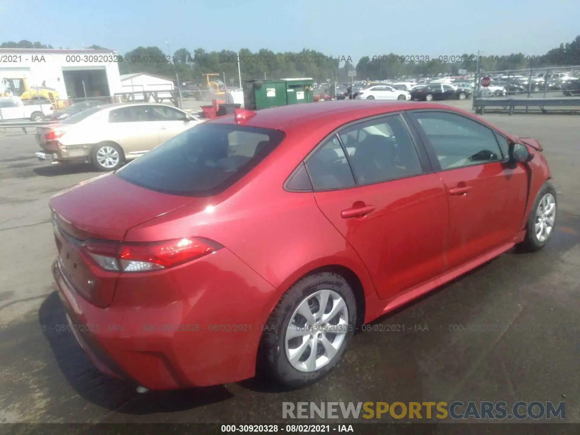 4 Photograph of a damaged car 5YFEPRAEXLP102996 TOYOTA COROLLA 2020