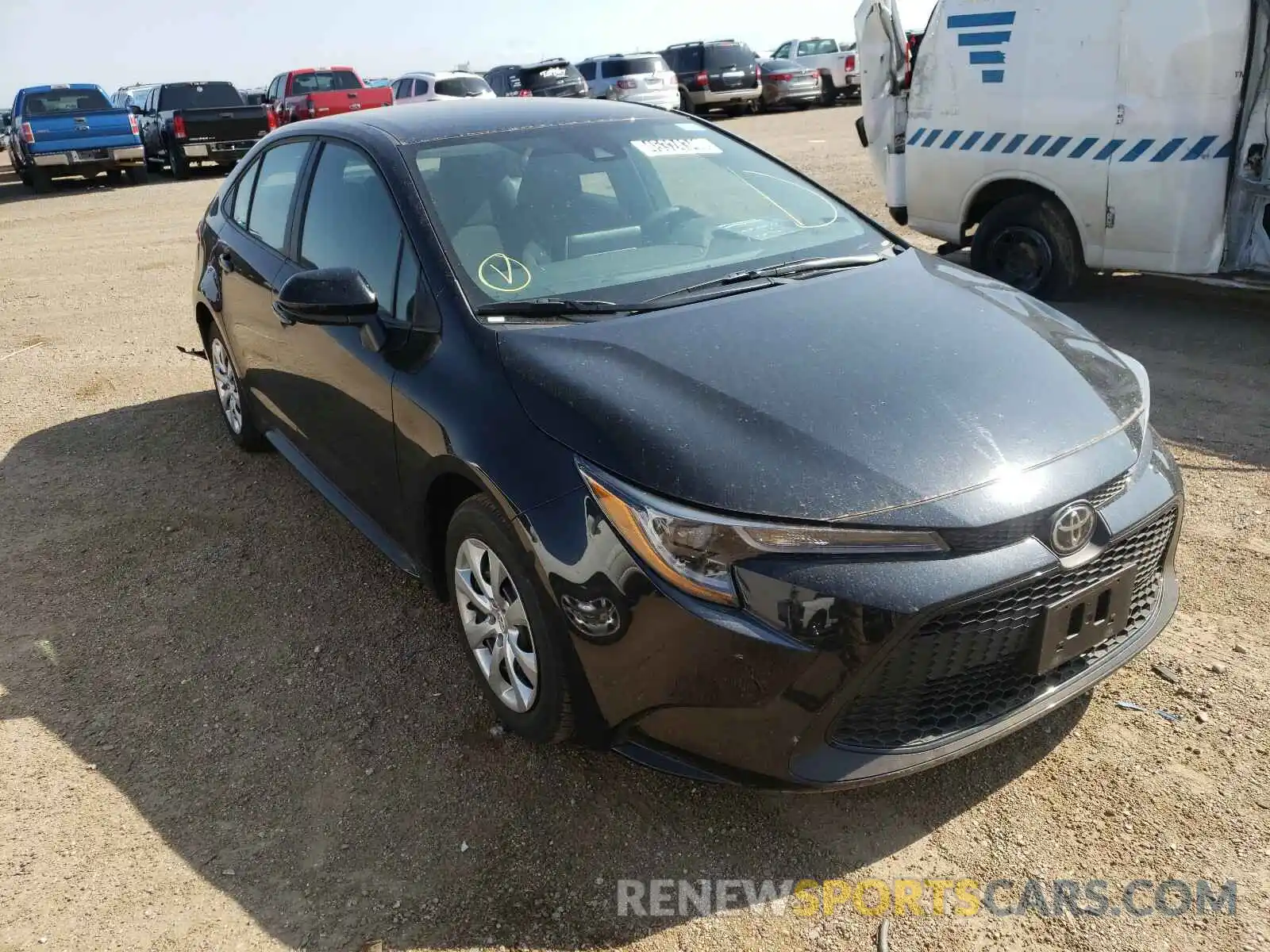 1 Photograph of a damaged car 5YFEPRAEXLP103145 TOYOTA COROLLA 2020