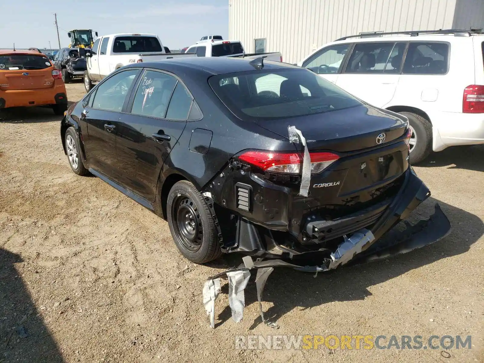 3 Фотография поврежденного автомобиля 5YFEPRAEXLP103145 TOYOTA COROLLA 2020