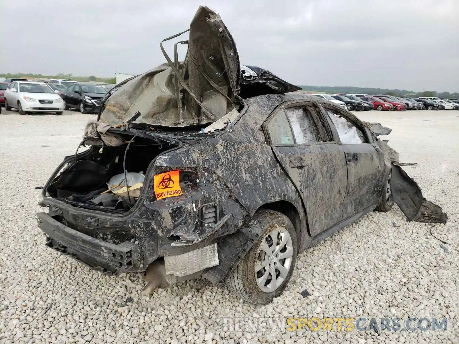 4 Фотография поврежденного автомобиля 5YFEPRAEXLP103310 TOYOTA COROLLA 2020