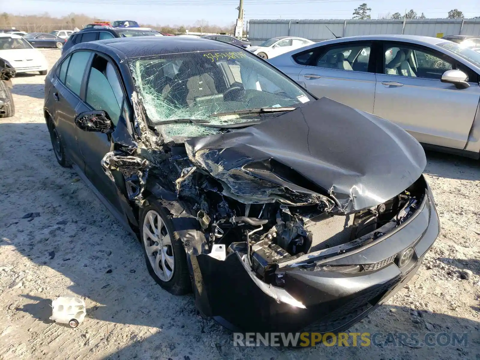 1 Photograph of a damaged car 5YFEPRAEXLP104201 TOYOTA COROLLA 2020