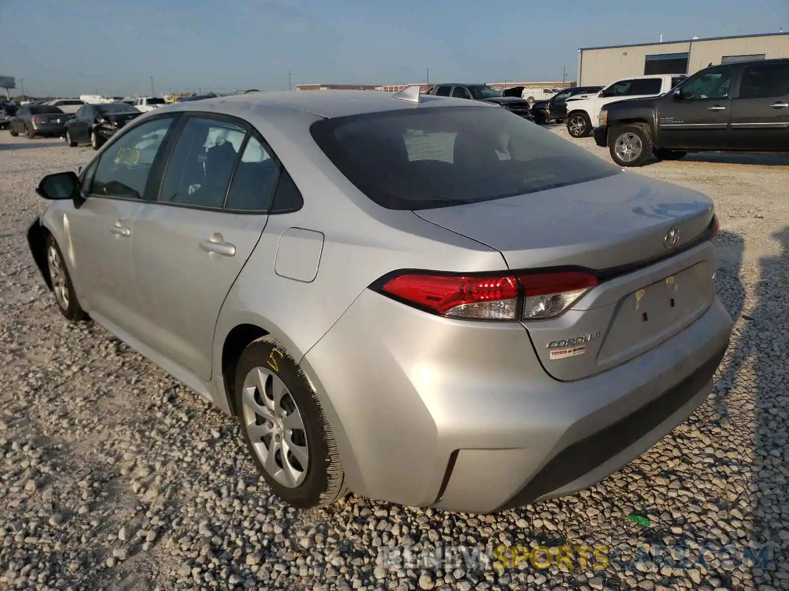 3 Photograph of a damaged car 5YFEPRAEXLP104215 TOYOTA COROLLA 2020