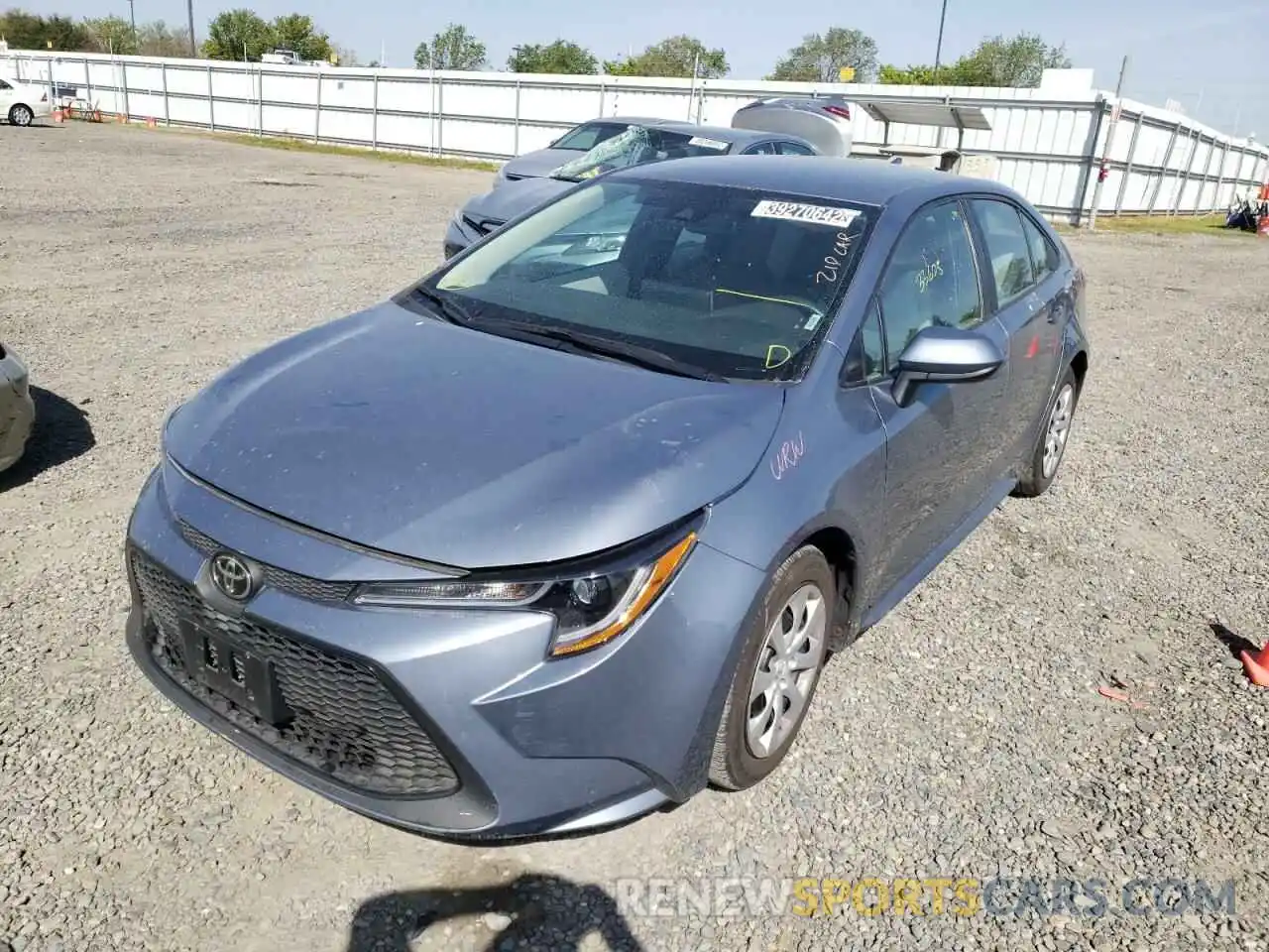 2 Photograph of a damaged car 5YFEPRAEXLP104473 TOYOTA COROLLA 2020