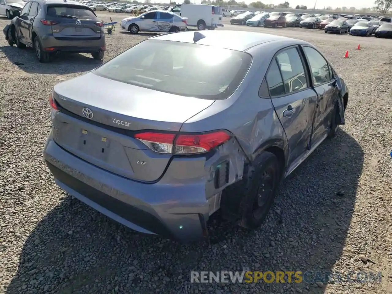 4 Photograph of a damaged car 5YFEPRAEXLP104473 TOYOTA COROLLA 2020