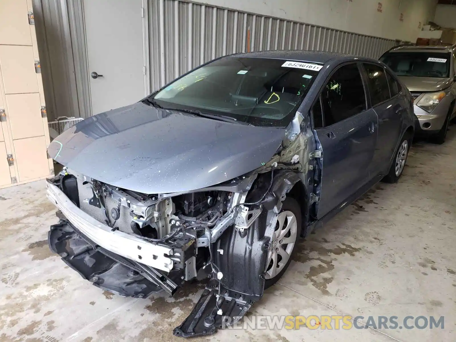 2 Photograph of a damaged car 5YFEPRAEXLP104585 TOYOTA COROLLA 2020