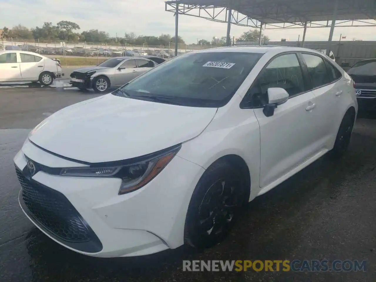 2 Photograph of a damaged car 5YFEPRAEXLP104649 TOYOTA COROLLA 2020