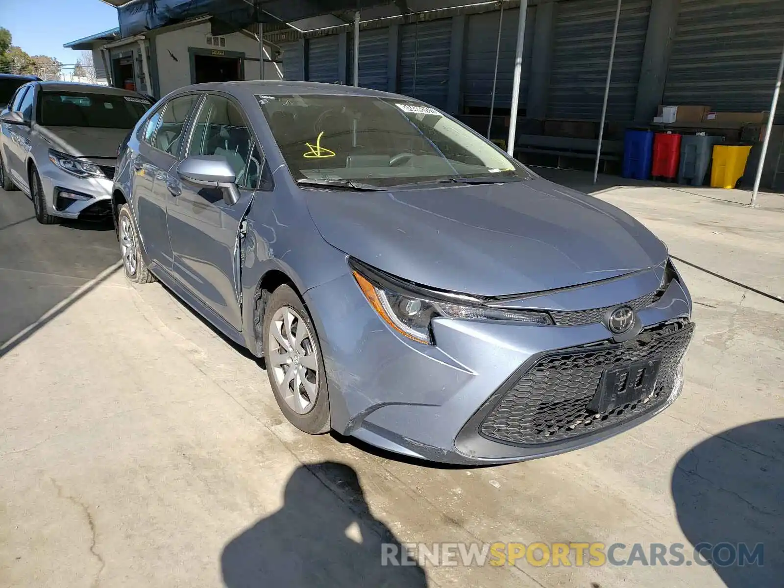 1 Photograph of a damaged car 5YFEPRAEXLP104974 TOYOTA COROLLA 2020