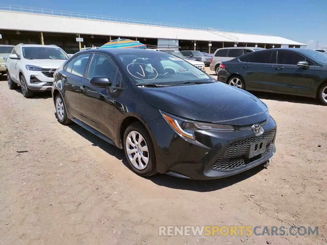 1 Photograph of a damaged car 5YFEPRAEXLP105400 TOYOTA COROLLA 2020