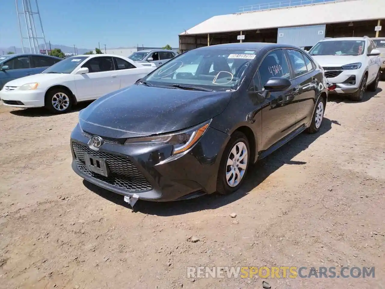 2 Photograph of a damaged car 5YFEPRAEXLP105400 TOYOTA COROLLA 2020