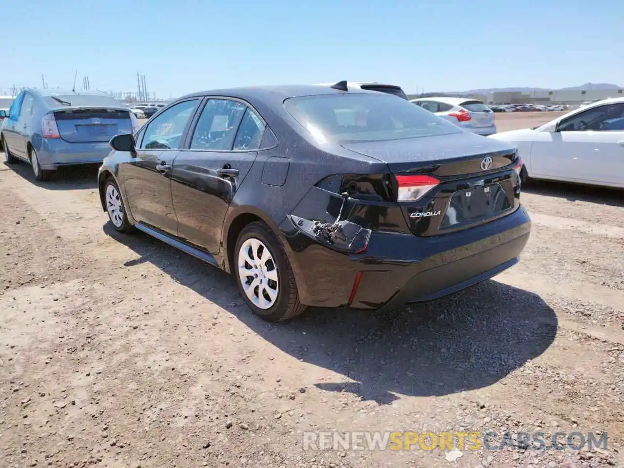 3 Photograph of a damaged car 5YFEPRAEXLP105400 TOYOTA COROLLA 2020