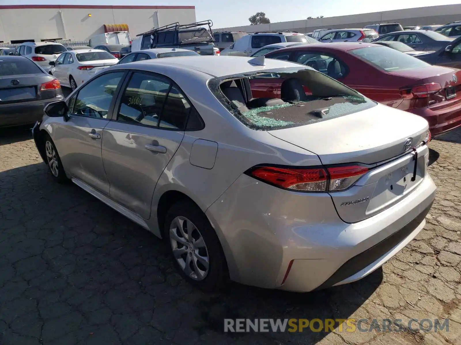 3 Photograph of a damaged car 5YFEPRAEXLP105879 TOYOTA COROLLA 2020