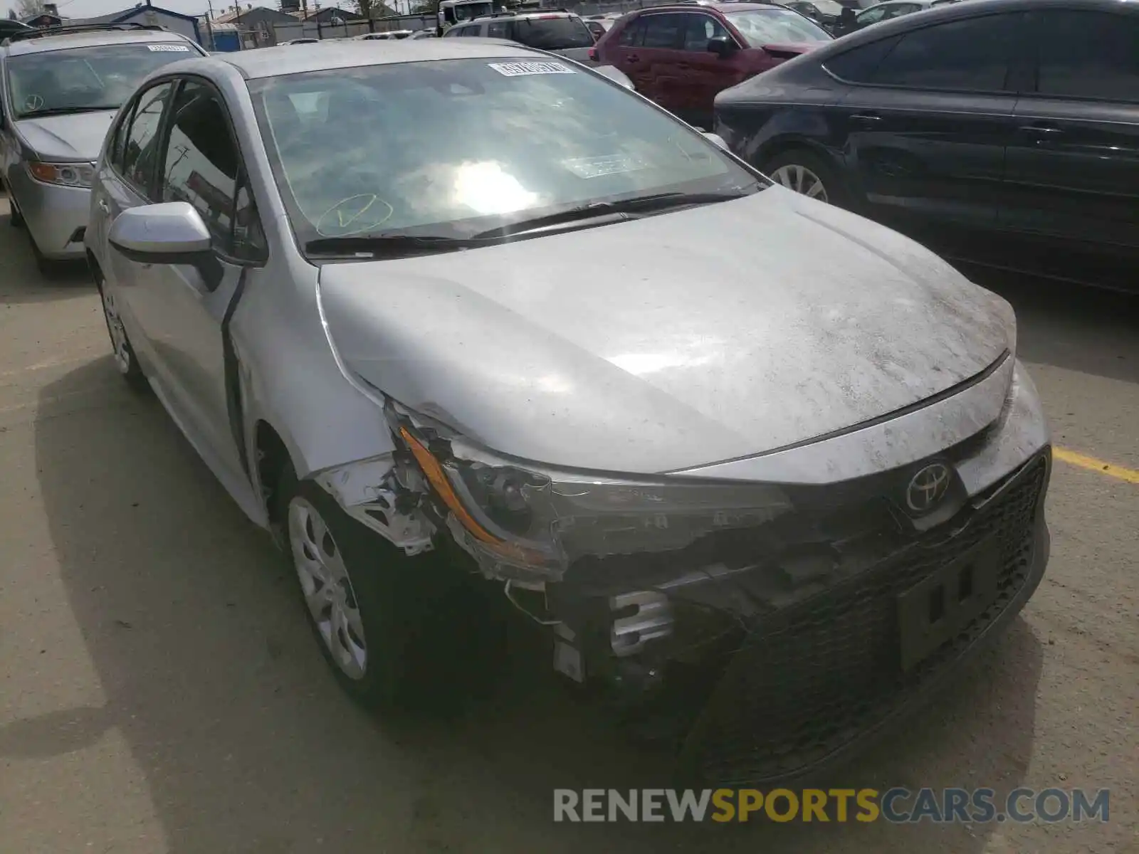 1 Photograph of a damaged car 5YFEPRAEXLP105963 TOYOTA COROLLA 2020