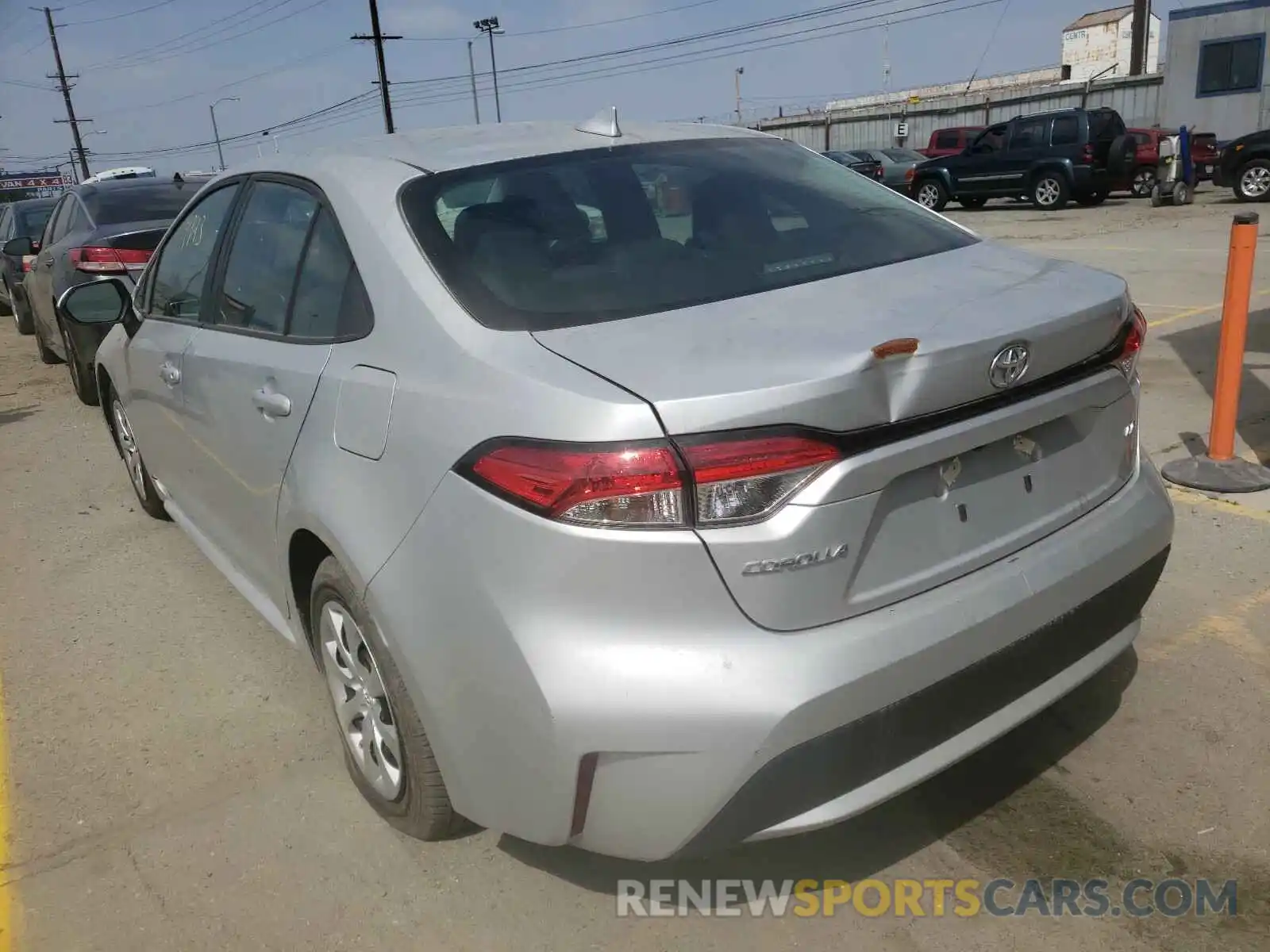 3 Photograph of a damaged car 5YFEPRAEXLP105963 TOYOTA COROLLA 2020