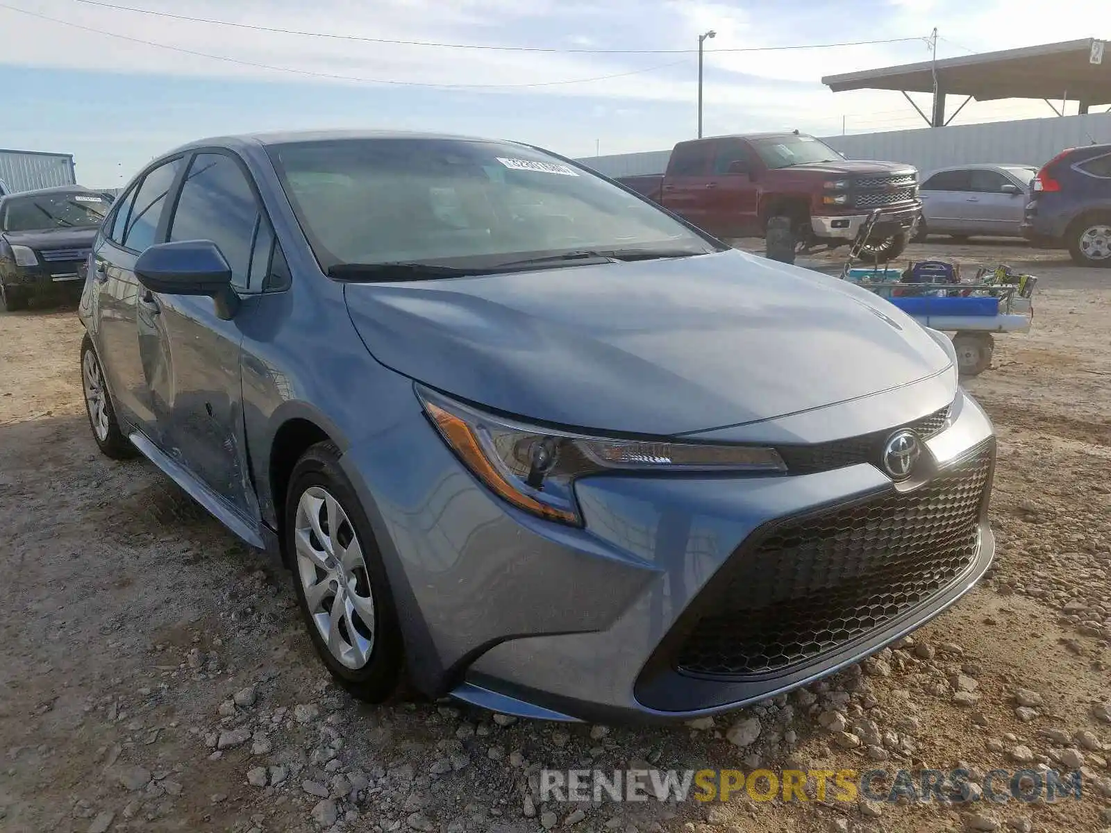 1 Photograph of a damaged car 5YFEPRAEXLP105980 TOYOTA COROLLA 2020