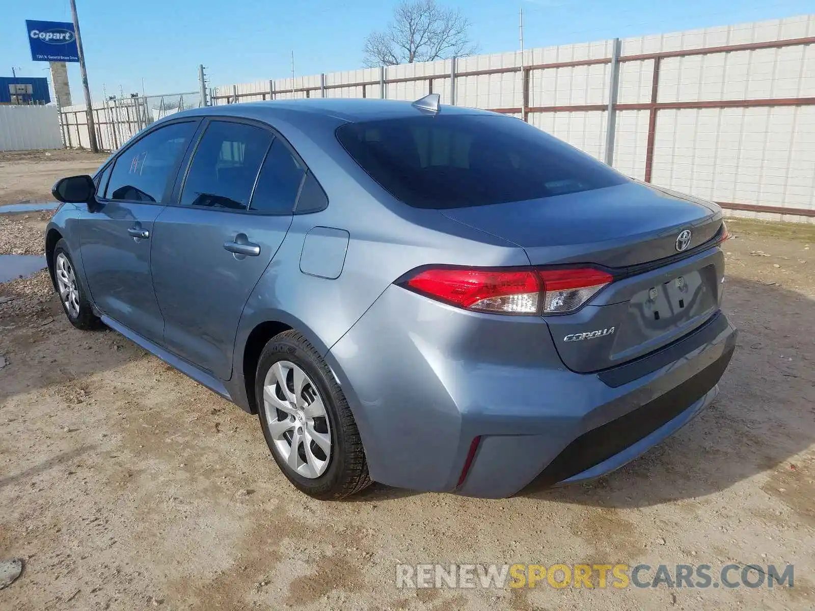 3 Photograph of a damaged car 5YFEPRAEXLP105980 TOYOTA COROLLA 2020