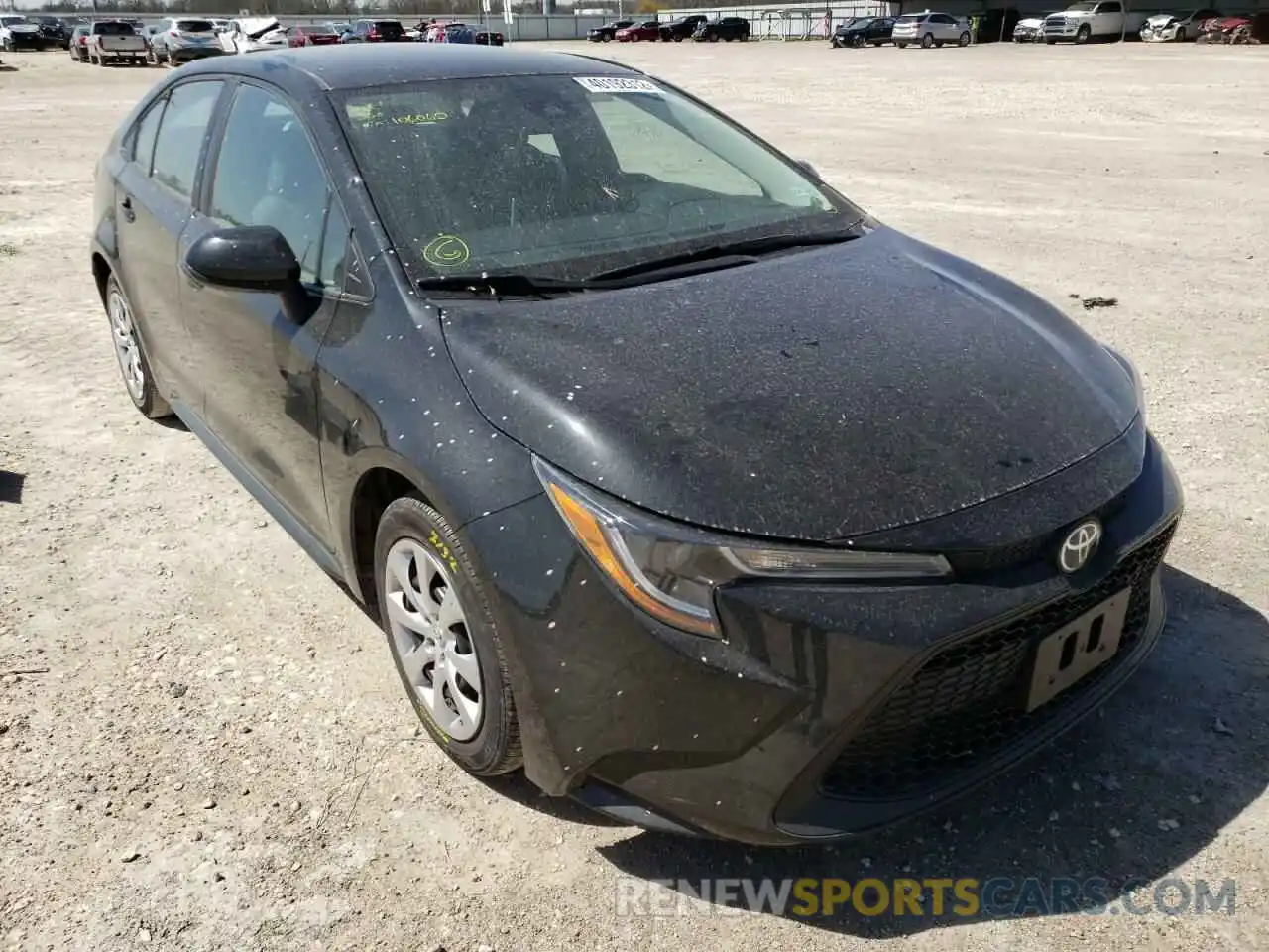 1 Photograph of a damaged car 5YFEPRAEXLP106062 TOYOTA COROLLA 2020