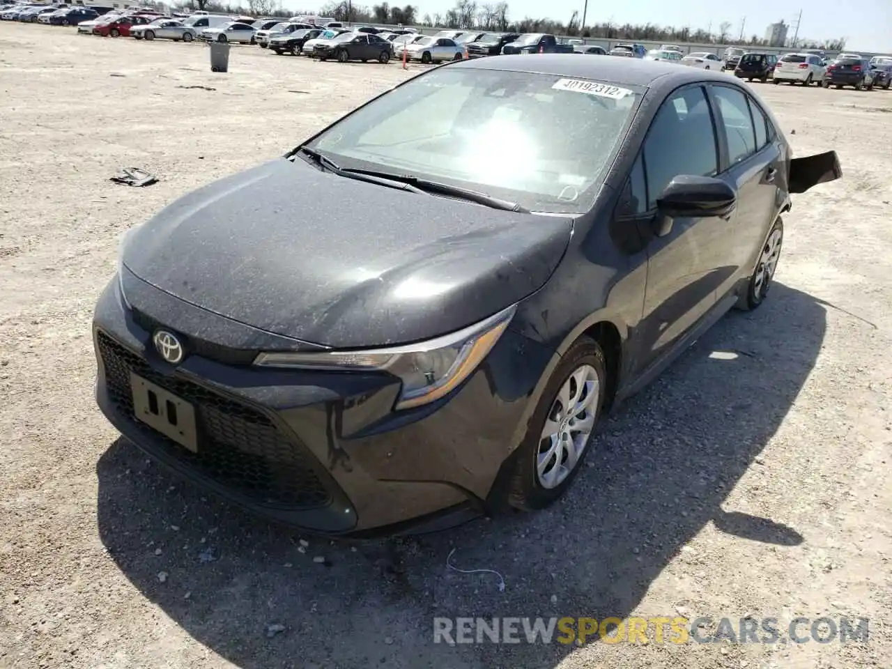 2 Photograph of a damaged car 5YFEPRAEXLP106062 TOYOTA COROLLA 2020