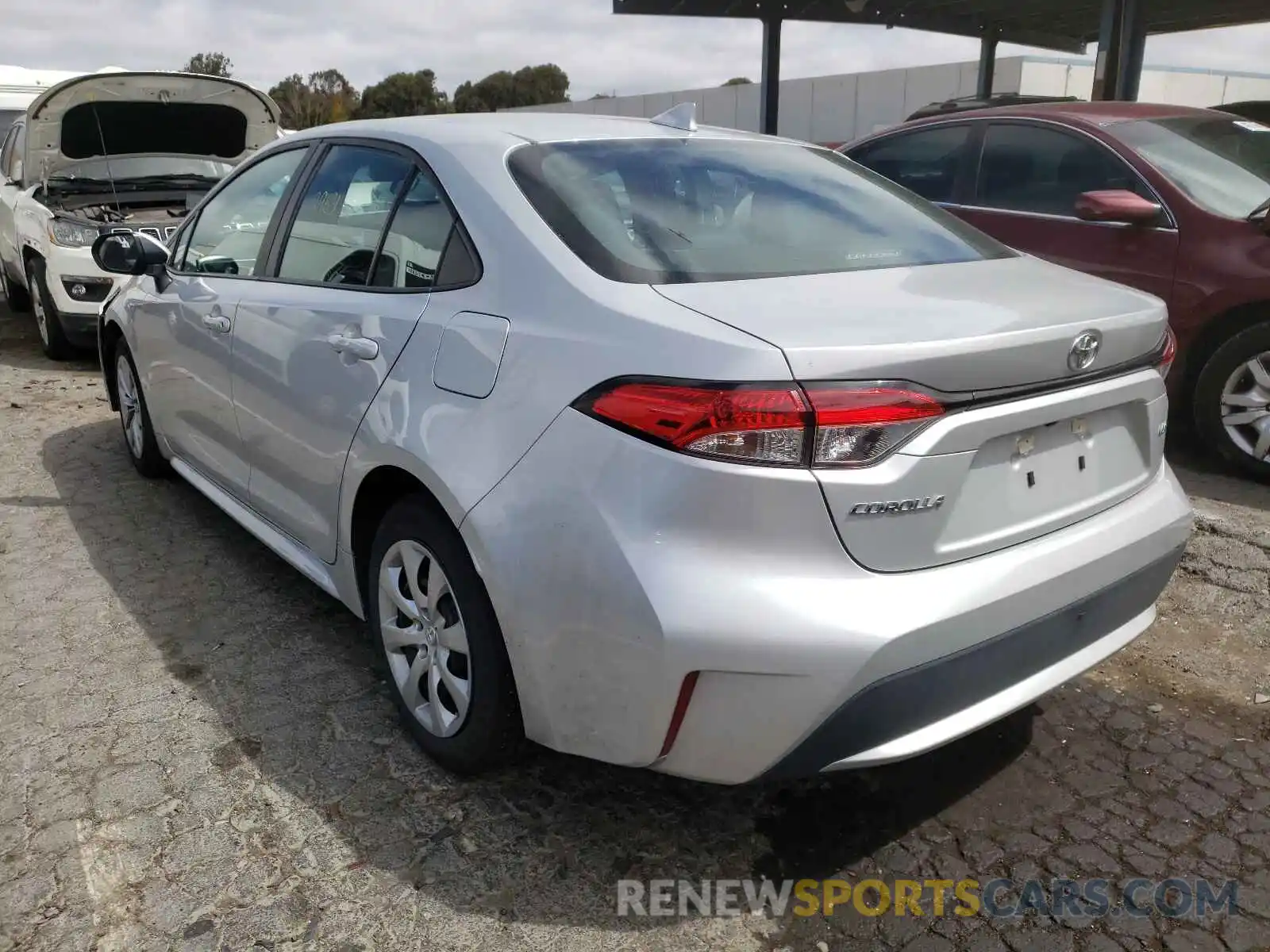 3 Photograph of a damaged car 5YFEPRAEXLP106305 TOYOTA COROLLA 2020