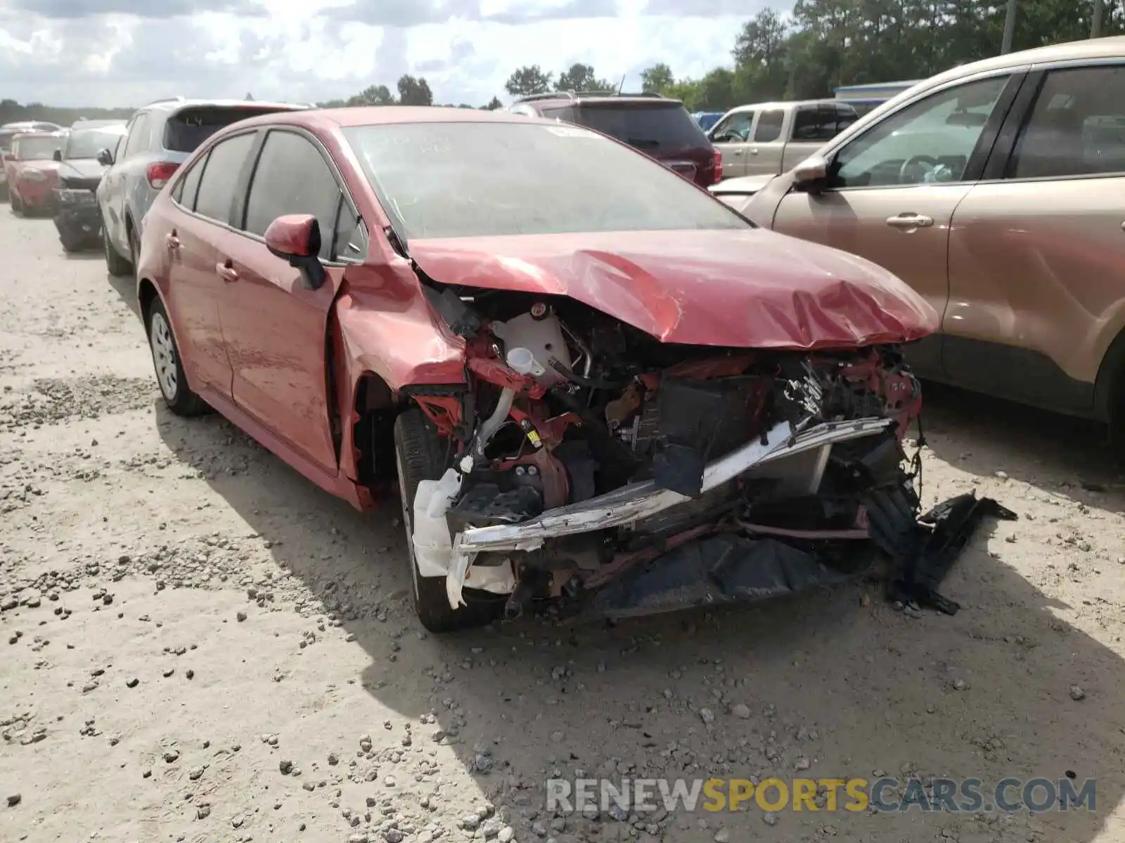 1 Photograph of a damaged car 5YFEPRAEXLP106448 TOYOTA COROLLA 2020