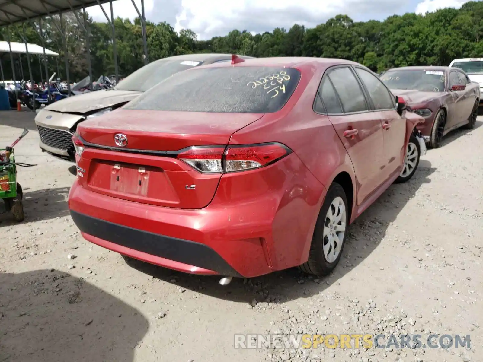 4 Photograph of a damaged car 5YFEPRAEXLP106448 TOYOTA COROLLA 2020