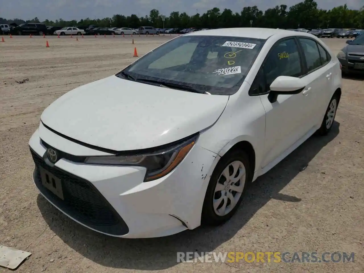 2 Photograph of a damaged car 5YFEPRAEXLP106594 TOYOTA COROLLA 2020