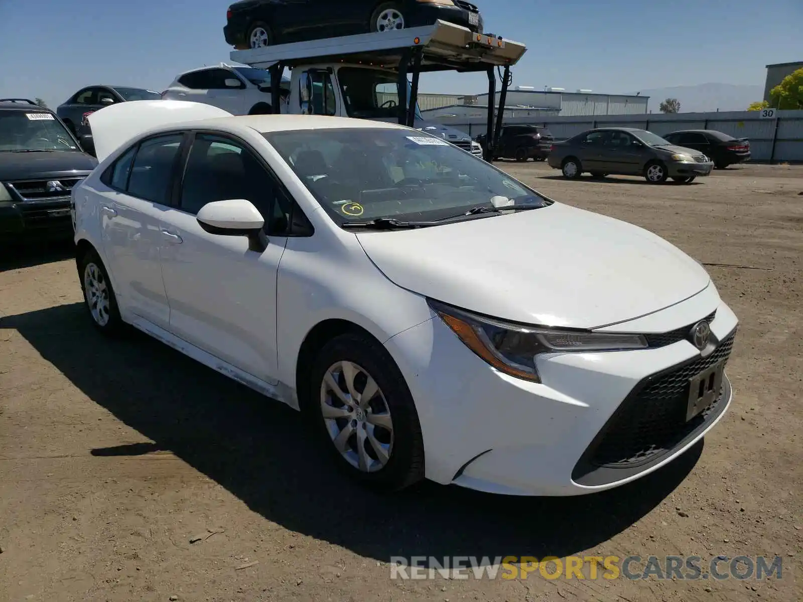 1 Photograph of a damaged car 5YFEPRAEXLP107129 TOYOTA COROLLA 2020