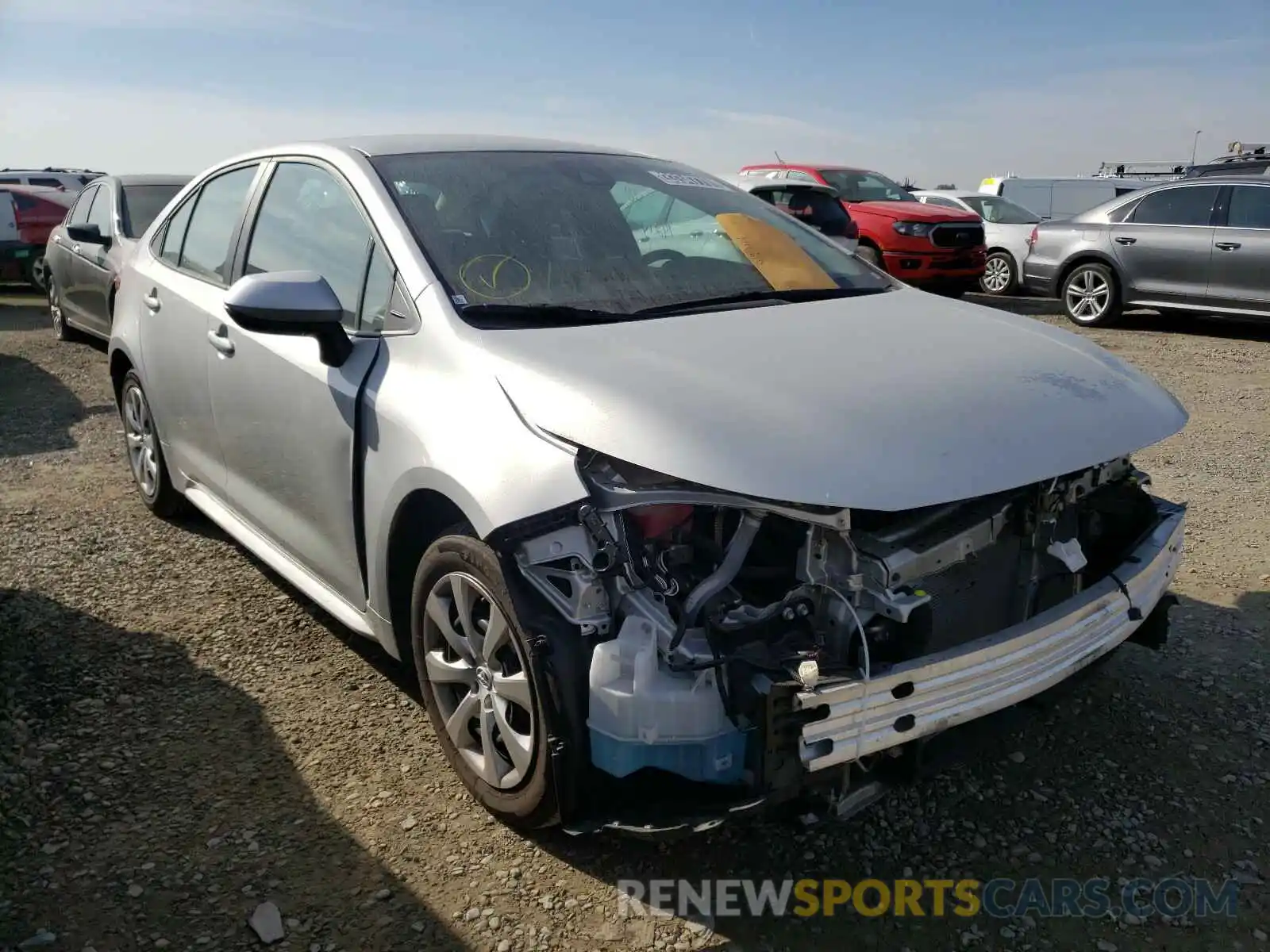 1 Photograph of a damaged car 5YFEPRAEXLP107650 TOYOTA COROLLA 2020