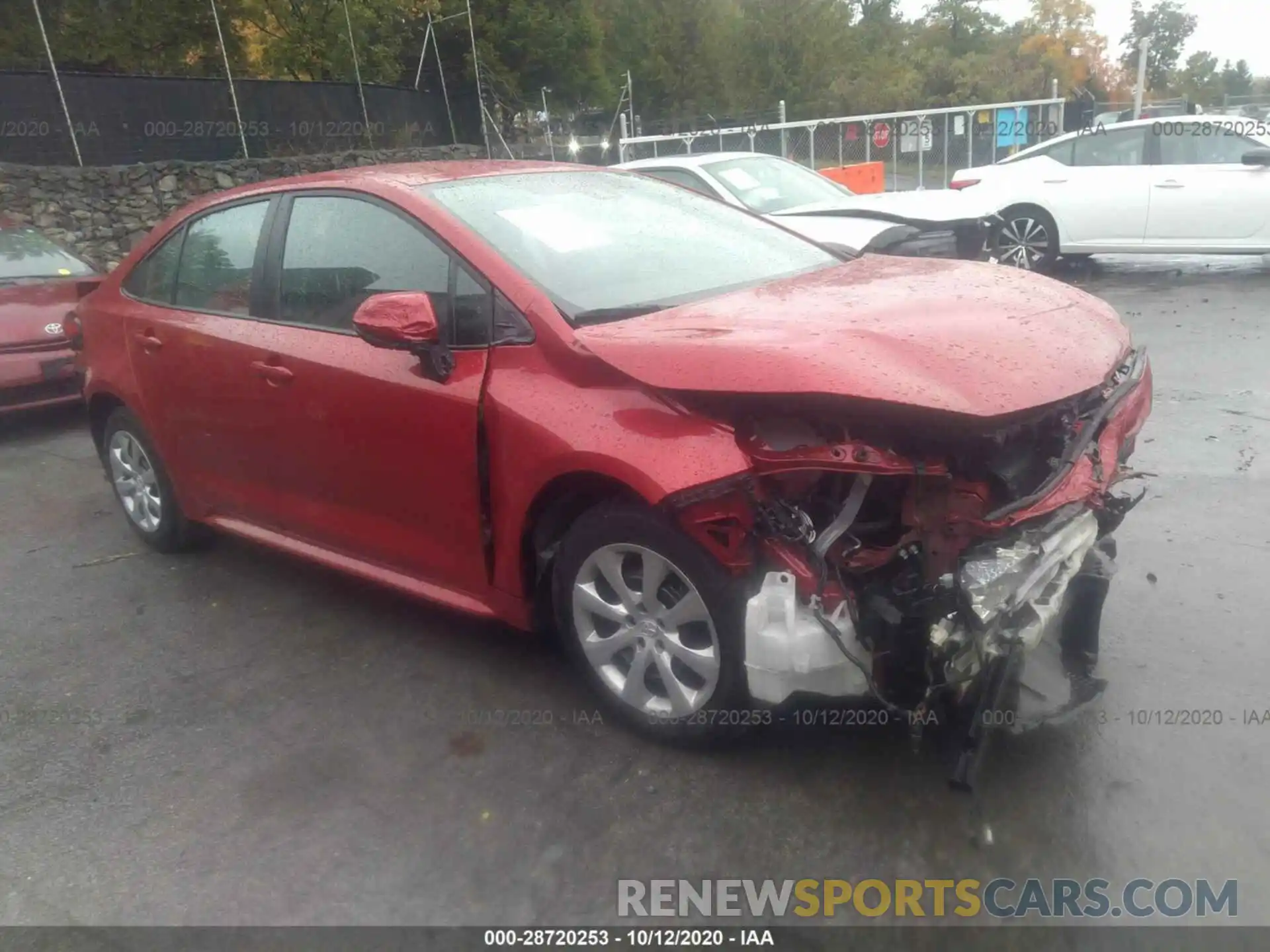 1 Photograph of a damaged car 5YFEPRAEXLP107714 TOYOTA COROLLA 2020