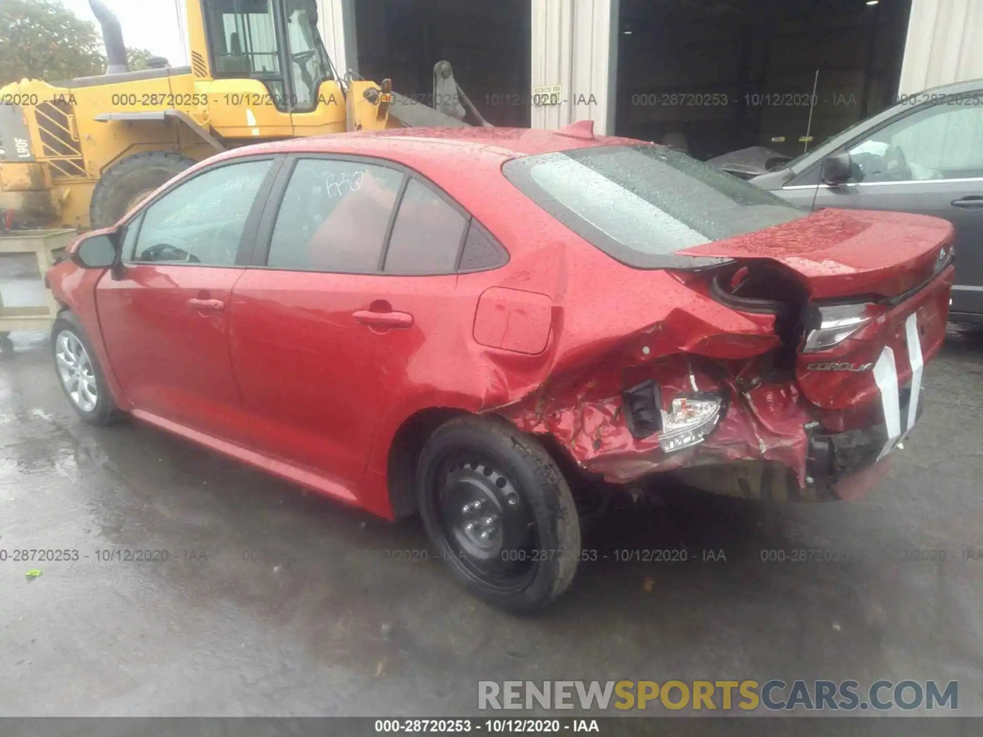 3 Фотография поврежденного автомобиля 5YFEPRAEXLP107714 TOYOTA COROLLA 2020