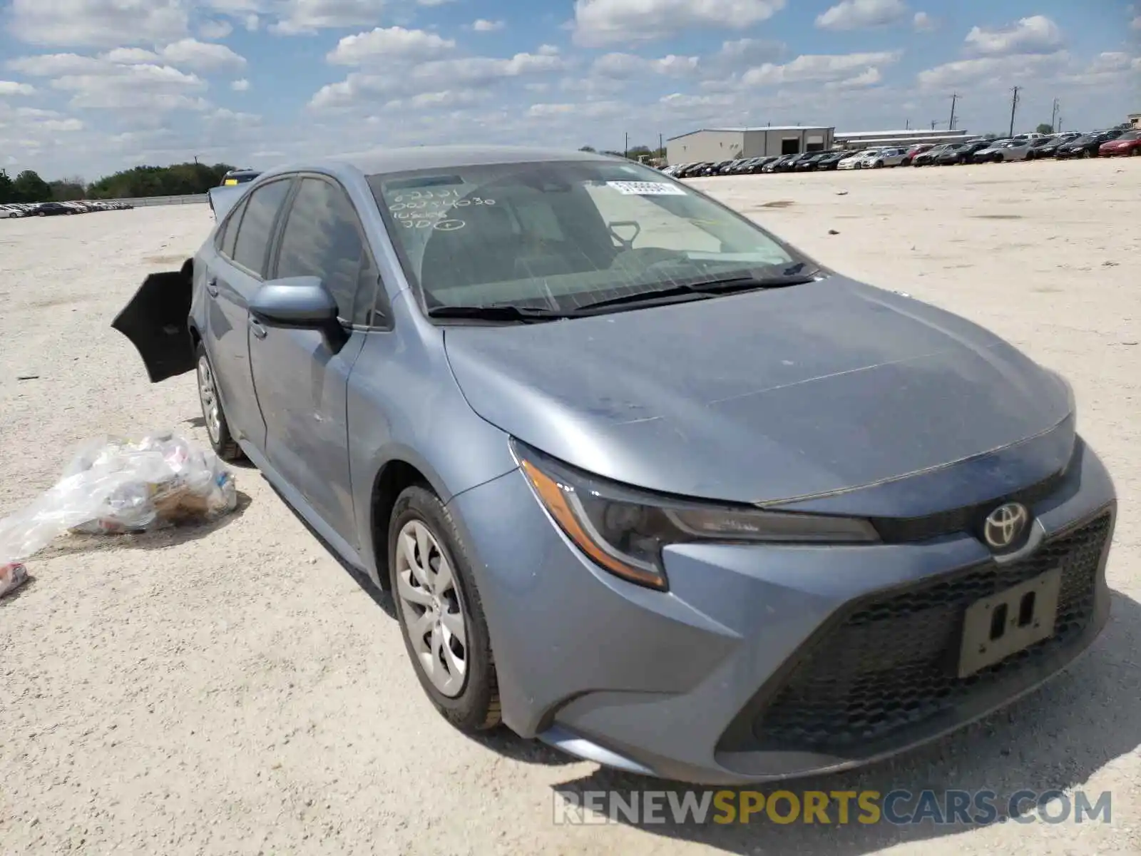 1 Photograph of a damaged car 5YFEPRAEXLP108006 TOYOTA COROLLA 2020