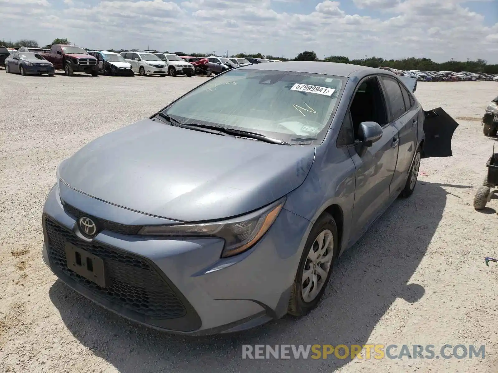 2 Photograph of a damaged car 5YFEPRAEXLP108006 TOYOTA COROLLA 2020