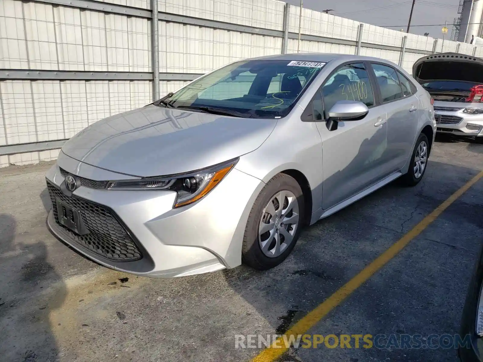 2 Photograph of a damaged car 5YFEPRAEXLP108149 TOYOTA COROLLA 2020