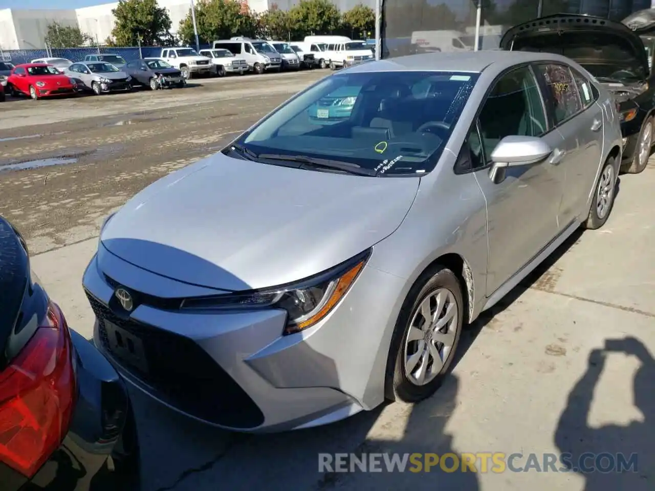 2 Photograph of a damaged car 5YFEPRAEXLP109270 TOYOTA COROLLA 2020