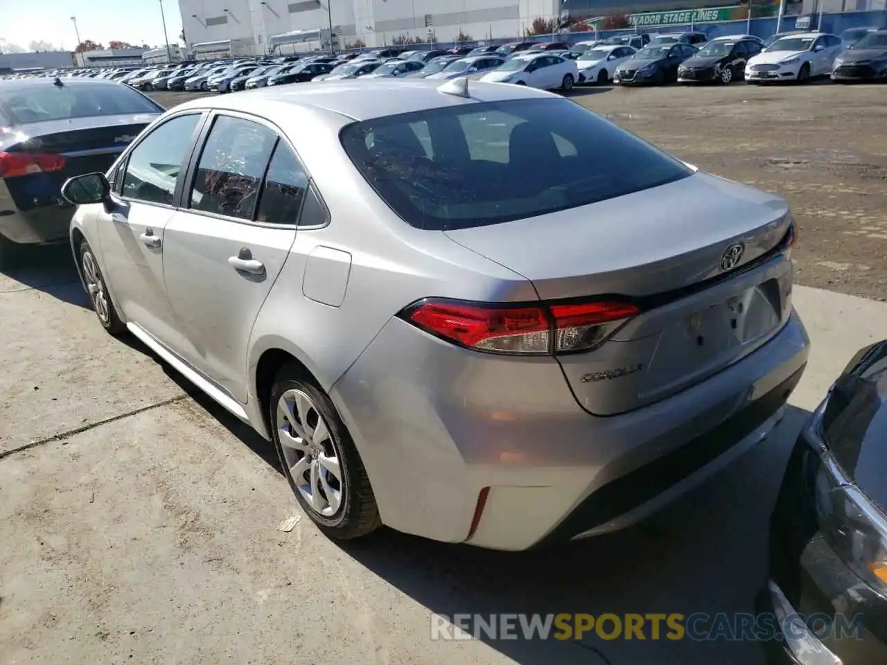 3 Photograph of a damaged car 5YFEPRAEXLP109270 TOYOTA COROLLA 2020