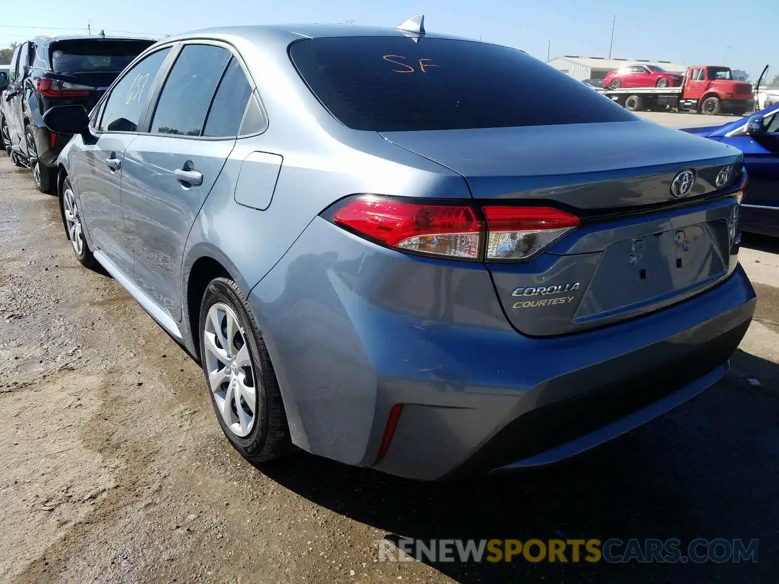 3 Photograph of a damaged car 5YFEPRAEXLP109415 TOYOTA COROLLA 2020