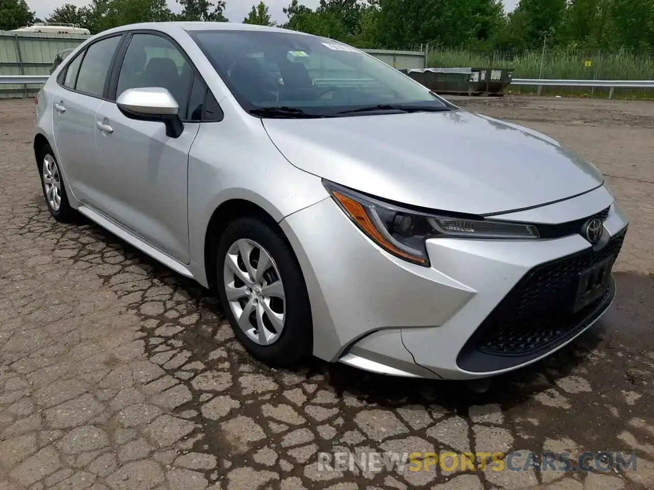 1 Photograph of a damaged car 5YFEPRAEXLP109673 TOYOTA COROLLA 2020