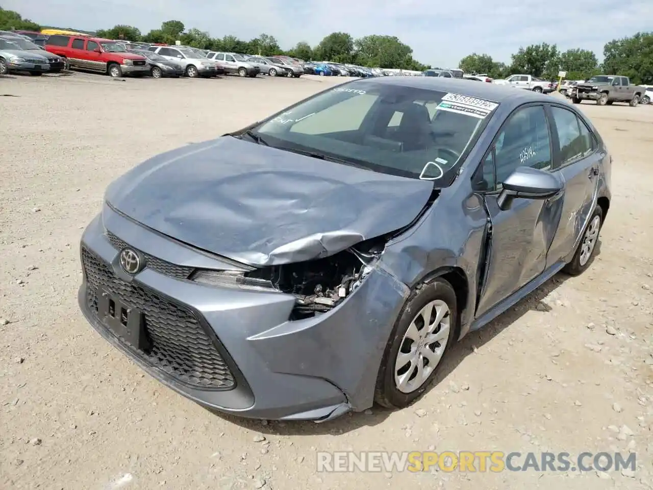 2 Photograph of a damaged car 5YFEPRAEXLP110502 TOYOTA COROLLA 2020