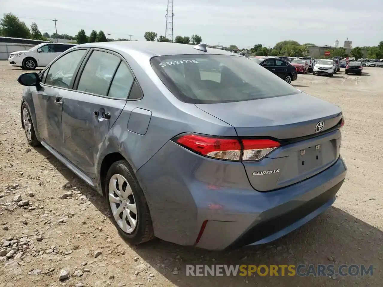 3 Photograph of a damaged car 5YFEPRAEXLP110502 TOYOTA COROLLA 2020