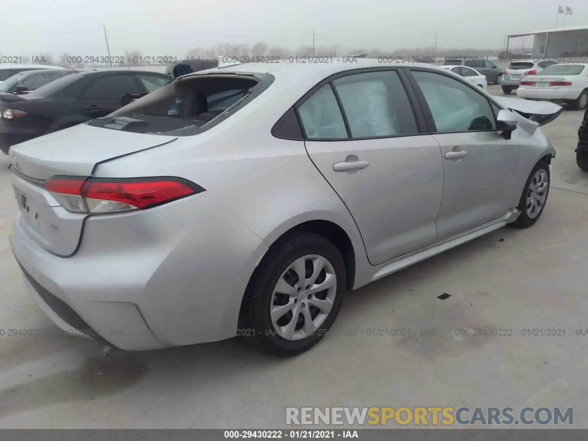 4 Photograph of a damaged car 5YFEPRAEXLP111584 TOYOTA COROLLA 2020