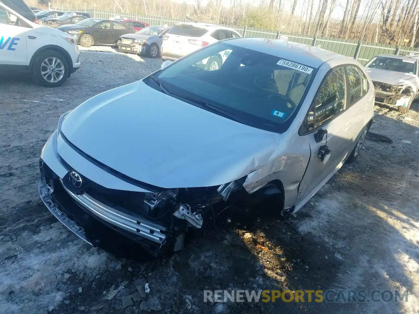 2 Photograph of a damaged car 5YFEPRAEXLP111763 TOYOTA COROLLA 2020