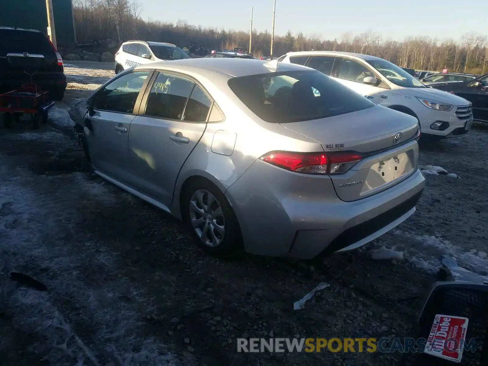 3 Photograph of a damaged car 5YFEPRAEXLP111763 TOYOTA COROLLA 2020