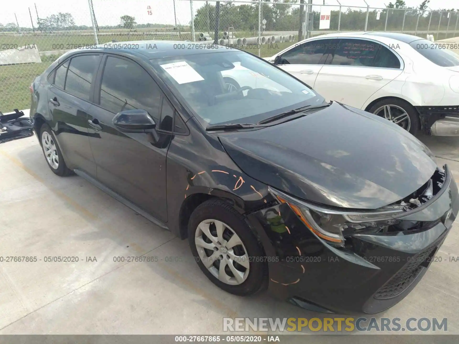 1 Photograph of a damaged car 5YFEPRAEXLP112492 TOYOTA COROLLA 2020