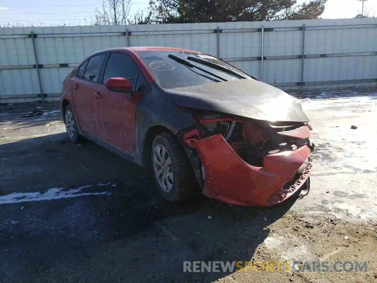 1 Photograph of a damaged car 5YFEPRAEXLP113321 TOYOTA COROLLA 2020