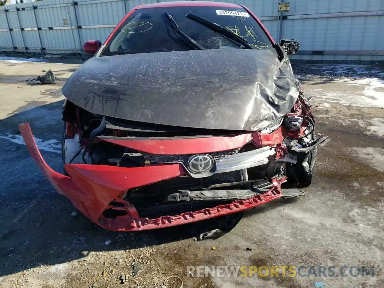 9 Photograph of a damaged car 5YFEPRAEXLP113321 TOYOTA COROLLA 2020