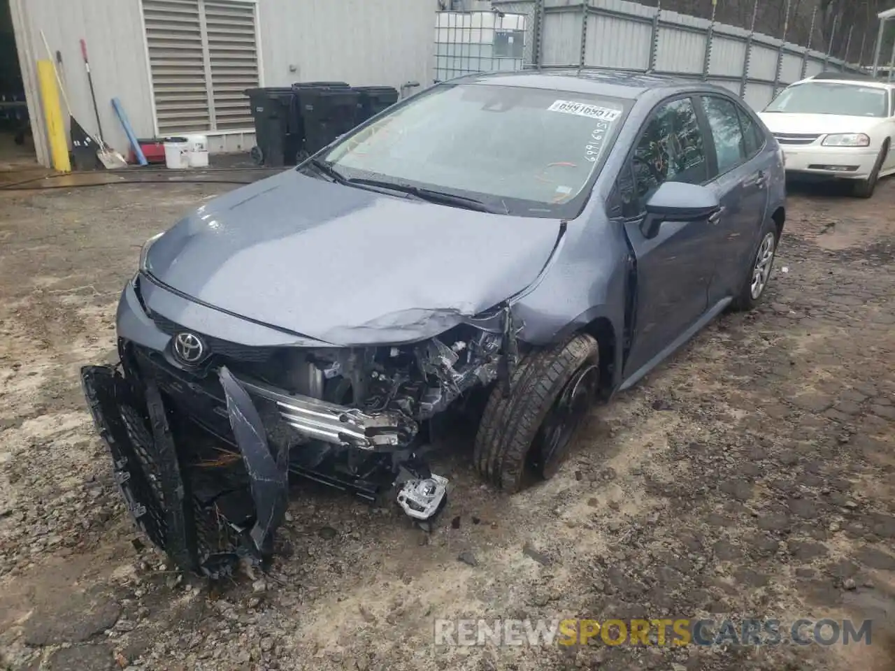 2 Photograph of a damaged car 5YFEPRAEXLP113397 TOYOTA COROLLA 2020